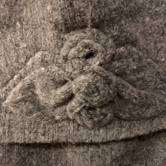 NEW HANDMADE FELTED WOOL SWEATER BAG UPCYCLED ALL-OVER MARBLED GRAY LINED - Picture 3 of 5